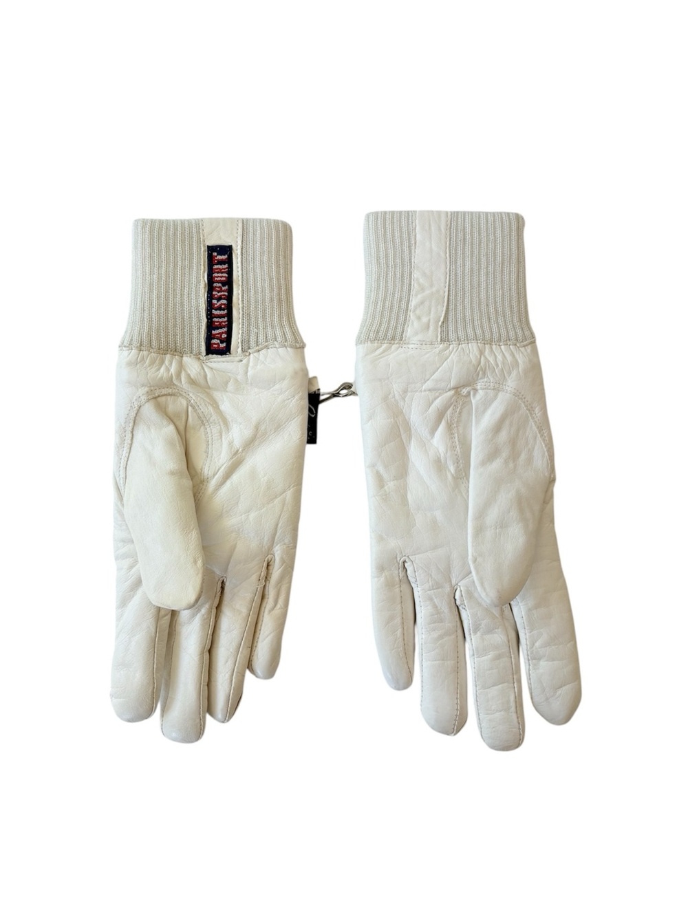 Vintage Paris Sport Leather Ski Gloves 80s / 90s